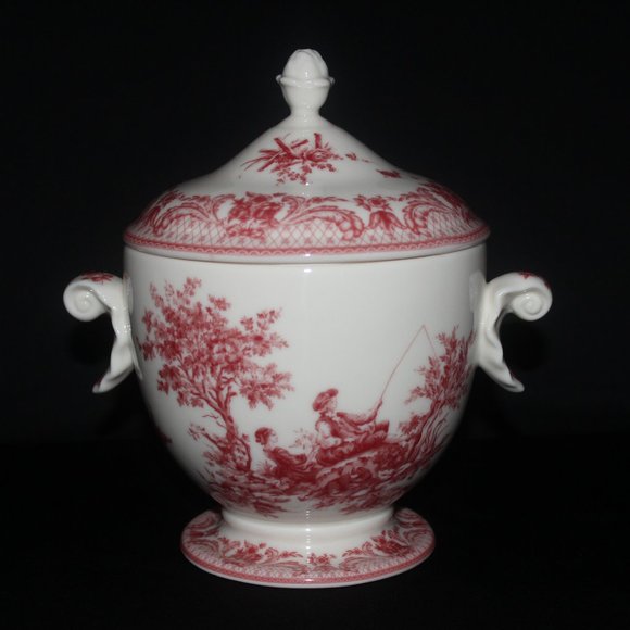 Florence Vase By Skye McGhie | Vintage Lidded & Footed Urn with Handles - Picture 1 of 10